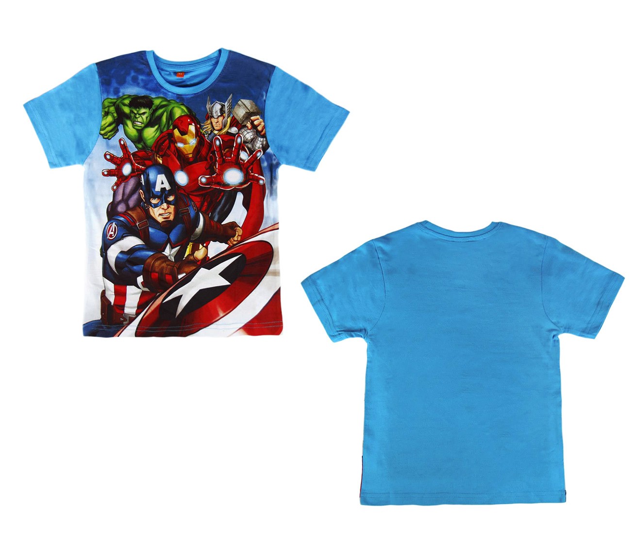 T-shirt da bambino AVENGERS in cotone 2200001960 taglia da 6 a 10 anni