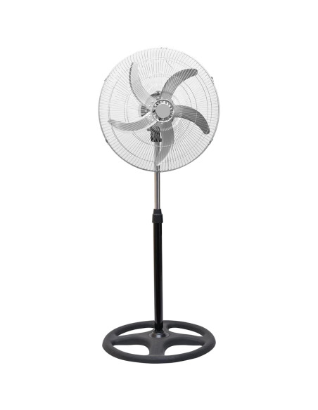 Ventilatore 3 in 1 Piantana da Tavolo e Parete 50W 5 Pale in Metallo Oscillante