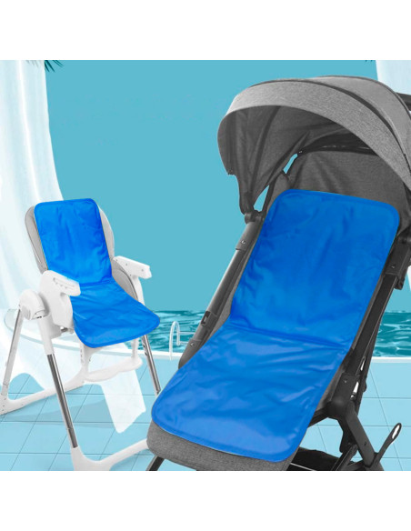 Tappetino Refrigerante Bambini 65x50cm per Culla Passeggino con Gel Rinfrescante
