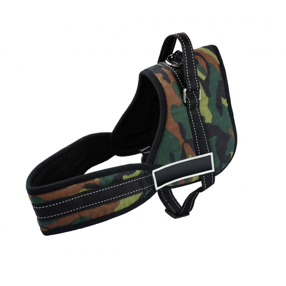 950 Pettorina di addestramento imbottita per cani regolabile sport guinzaglio S Militare