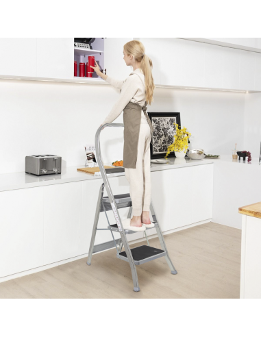 Scala in Alluminio SCAB 3 Gradini 132cm art.760...