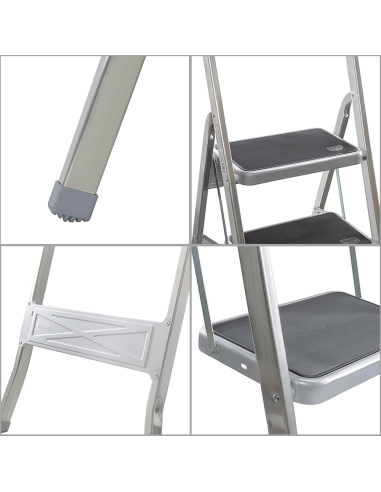 Scala in Alluminio SCAB 3 Gradini 132cm art.760...