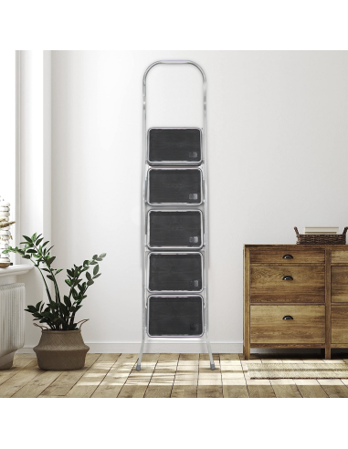 Scala in Alluminio SCAB 5 Gradini 182cm art.762...