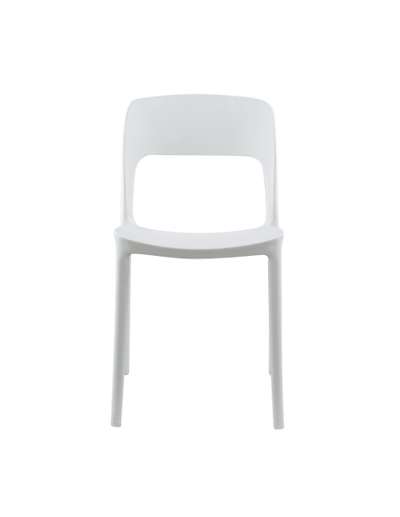 Set 2 Sedie STYLE in Polipropilene Design Moderno Impilabile Casa Bar Ristorante