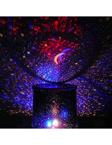 Proiettore Stelle Star Master Lampada LED da Notte per Comodino Cielo Stellato