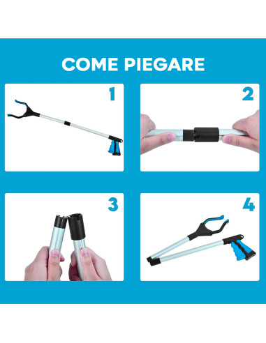 Pinza Prensile Telescopia Raccogli Oggetti con...