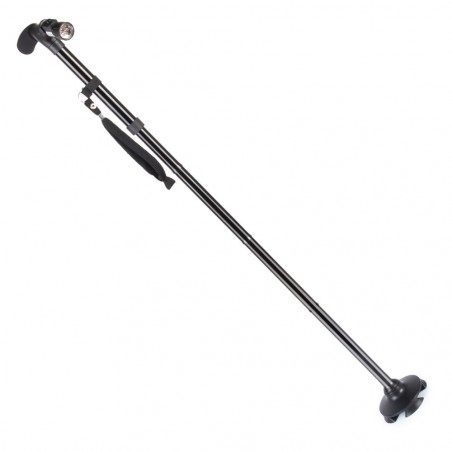 Bastone telescopico con luce led regolabile in 5 posizioni pieghevole con base autoreggente Bastone telescopico con luce led regolabile in 5 posizioni pieghevole con base autoreggente