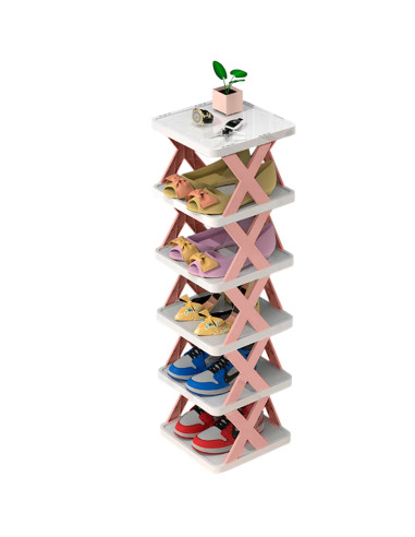 Scarpiera 6 Ripiani Mensole Portaoggetti...