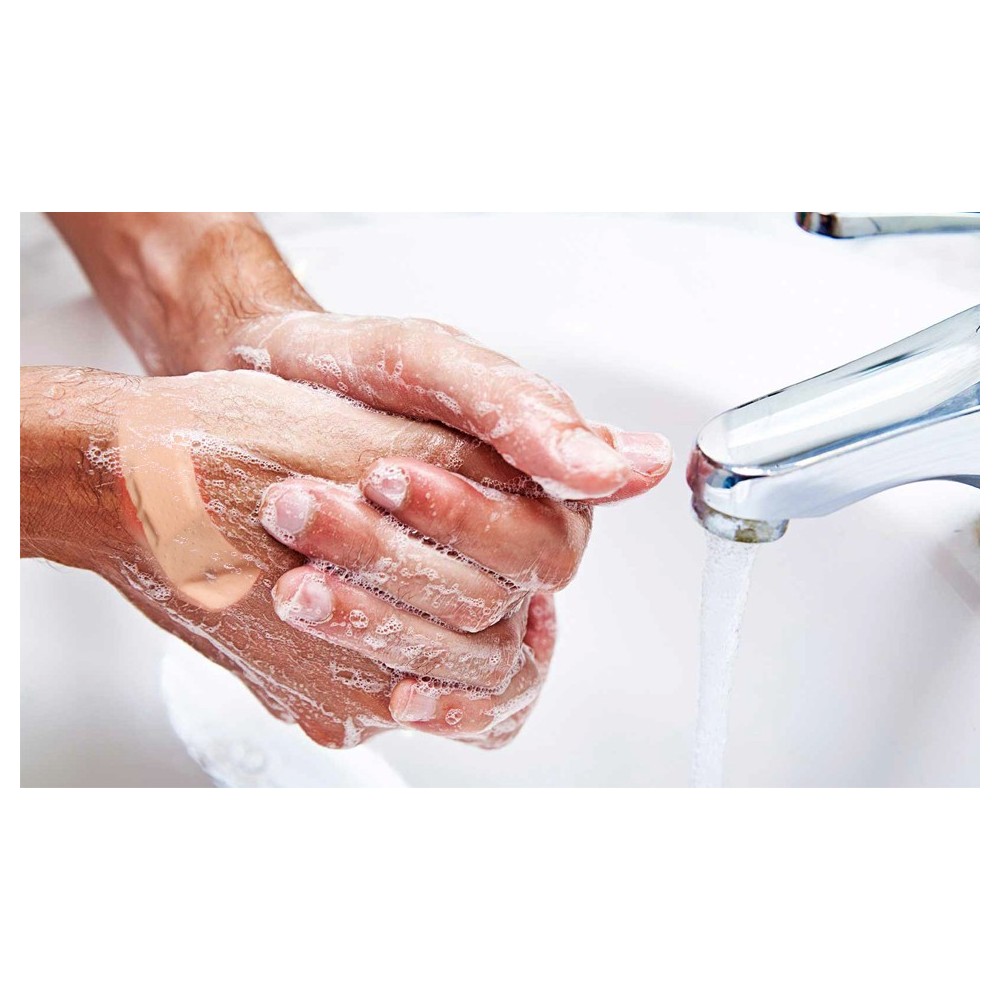 Pack 100 cerotti resistenti all'acqua COMFORT AID medicazioni sterili varie misure e forme