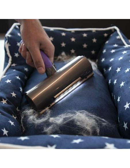 Spazzola Rullo Rimozione Pelo Animale Cordless con Vibrazioni Riutilizzabile