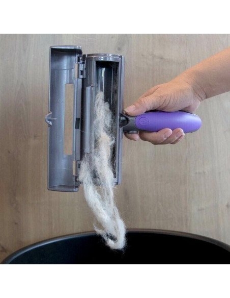Spazzola Rullo Rimozione Pelo Animale Cordless con Vibrazioni Riutilizzabile