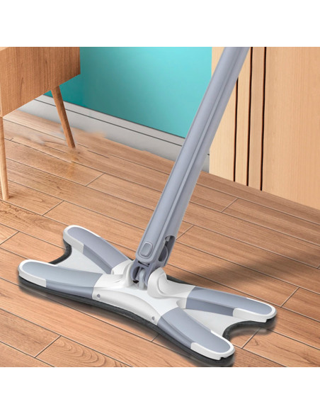 Scopa Mop Twist Lavapavimenti Spazzola Ruotabile 360° Microfibra Autostrizzante