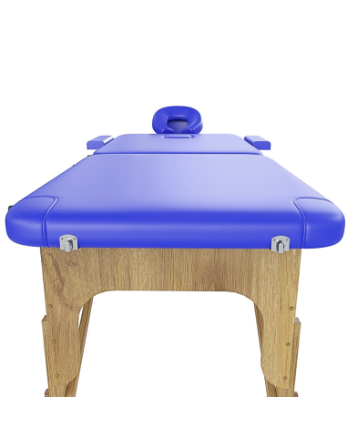 Lettino Massaggio Fisioterapia Legno a 2 Zone...