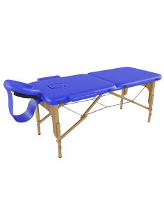 Lettino Massaggio Fisioterapia Legno a 2 Zone Poggiatesta... 2