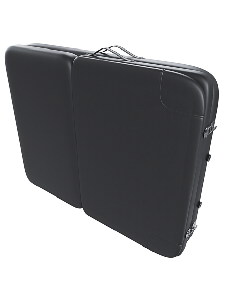 Lettino Massaggio Fisioterapia Legno a 3 Zone Poggiatesta e Braccioli 186x60cm