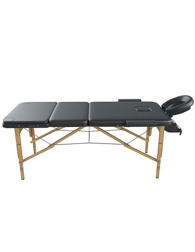 Lettino Massaggio Fisioterapia Legno a 3 Zone...