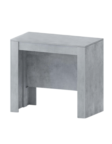 Tavolo Allungabile 10 Posti 2.37mt Salvaspazio 78x51x90 Grigio Cemento