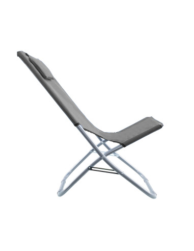 Spiaggina Silver Giga pieghevole tessuto in...