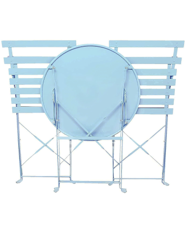 Set Tavolo con Sedie da Esterno in Alluminio...