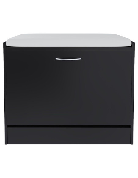 Scarpiera Multifunzione Panca Salvaspazio con Seduta Imbottita 60x48x30 cm