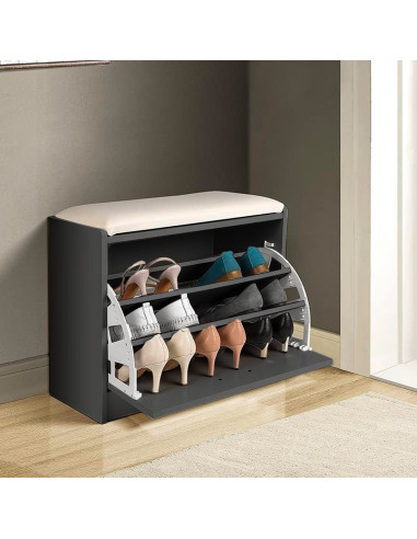 Scarpiera Multifunzione Panca Salvaspazio con...