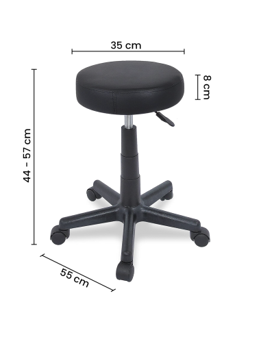 Sgabello per Estetista Ruote Girevoli...