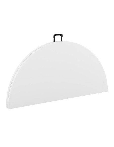 Tavolo Pieghevole Richiudibile Rotondo ASIA 150cm in Resina Bianco per Catering