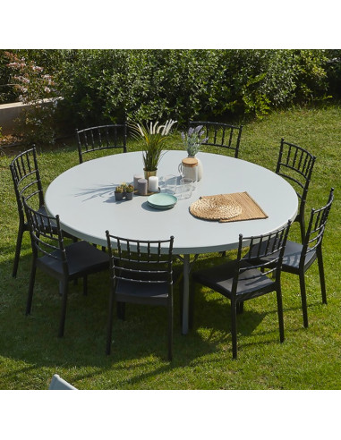 Tavolo Pieghevole Richiudibile Rotondo ASIA...