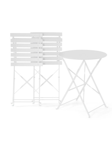 Set Tavolo con Sedie da Esterno in Alluminio...
