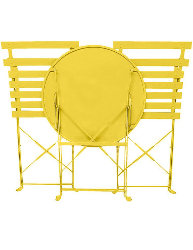 Set Tavolo con Sedie da Esterno in Alluminio...