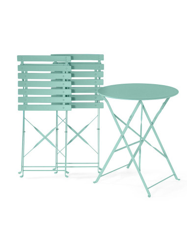 Set Tavolo con Sedie da Esterno in Alluminio...