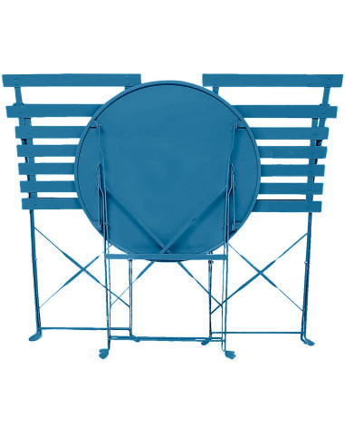 Set Tavolo con Sedie da Esterno in Alluminio...