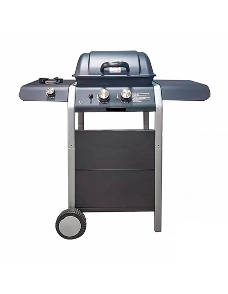 Barbecue KeGrill BBQ KE601 a Gas e Pietra Lavica con Fornello 110X100X50cm