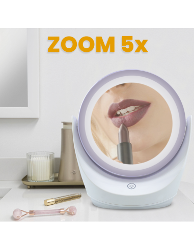 Specchio Cosmetico Make Up Zoom 5x da Tavola...