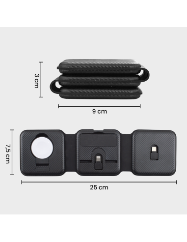 Base di Ricarica Magnetica 3 in 1...