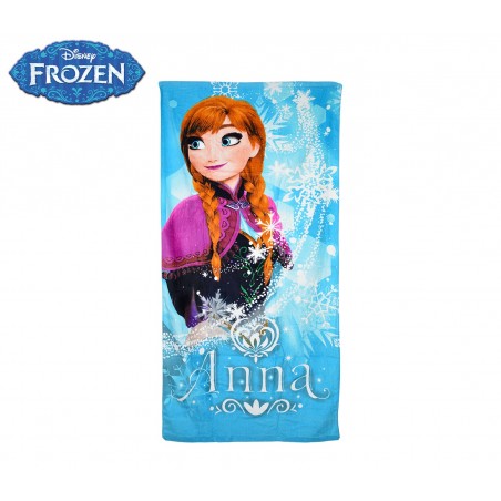 WD16936 Telo mare principessa Anna Frozen 70x140 cm 100% cotone