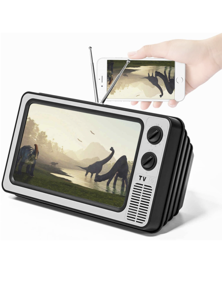 Amplificatore Immagine per Smartphone Lente di Ingrandimento 12" Stile Vintage