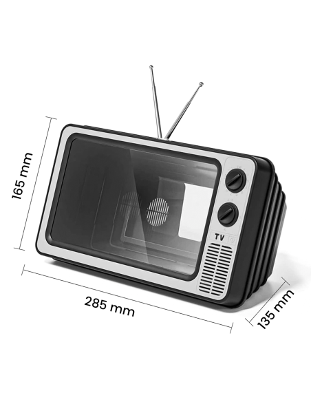 Amplificatore Immagine per Smartphone Lente di Ingrandimento 12" Stile Vintage
