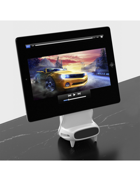 Stazione di Ricarica Wireless Induzione Amplifica Suoni per Smartphone Tablet