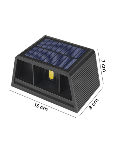 Lampada Solare Applique da Parete Doppia...