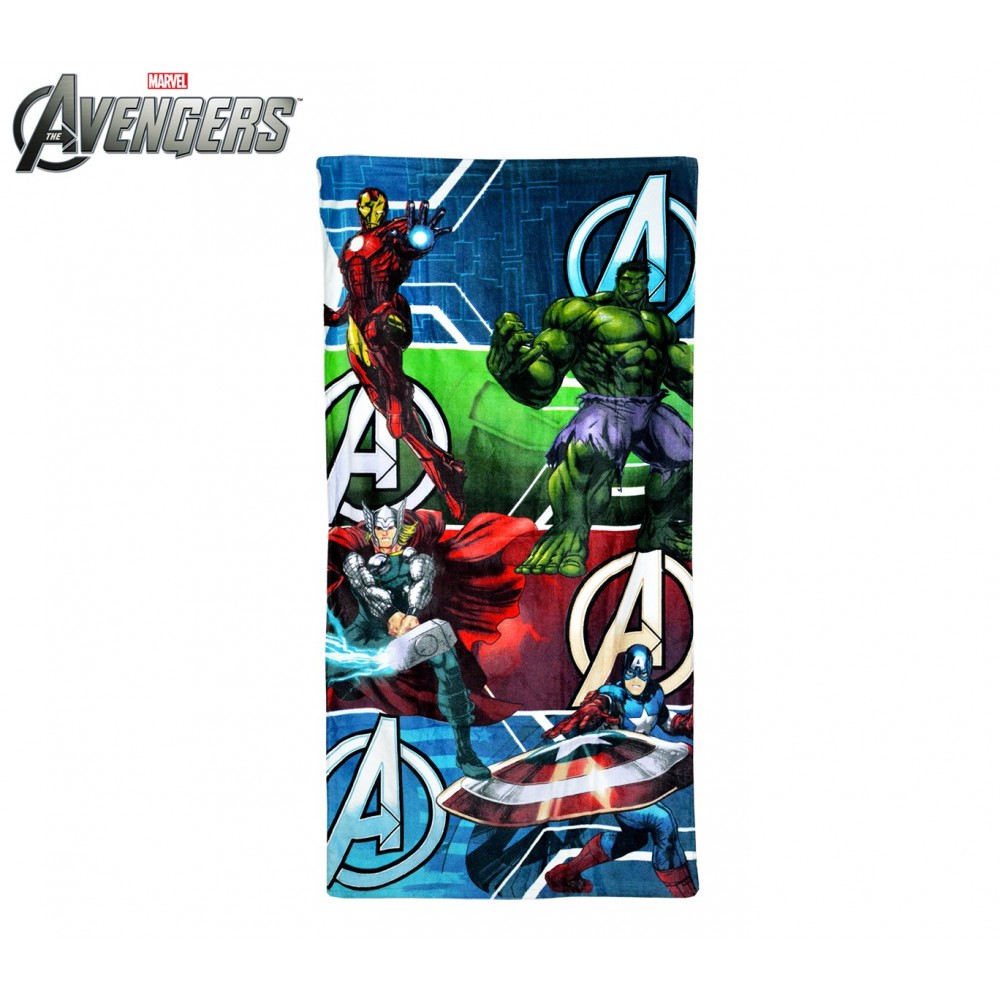 MV92260 Telo mare The Avengers supereroi 70x140 cm 100% cotone