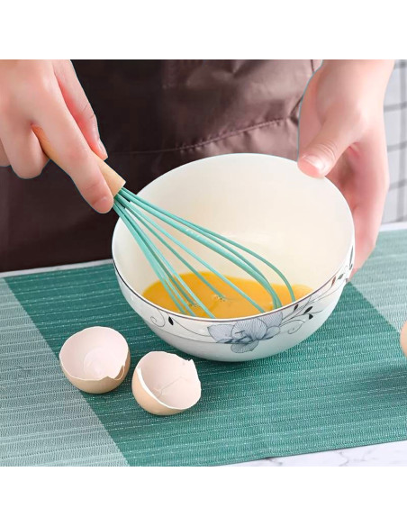 Set 12 Utensili da Cucina Mestoli Silicone Alimentare Antiaderente Antigraffio