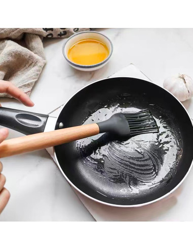 Set 12 Utensili da Cucina Mestoli Silicone...