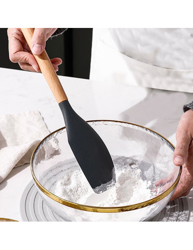 Set 12 Utensili da Cucina Mestoli Silicone...