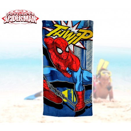 MV92258 Telo mare Spiderman 70x140 cm 100% cotone MV92258 Telo mare Spiderman 70x140 cm 100% cotone