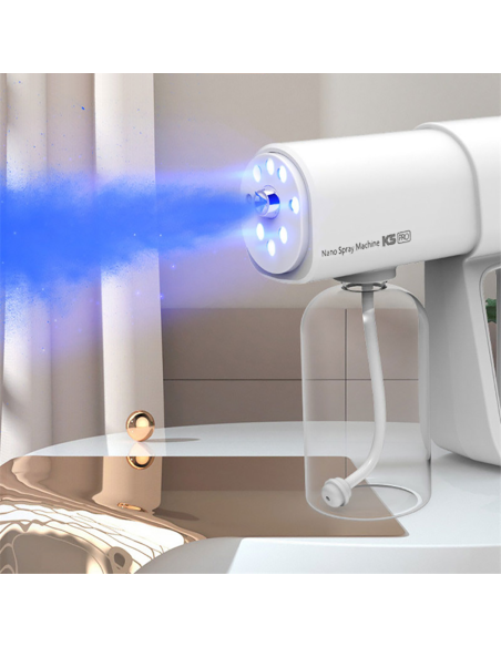 Vaporizzatore Spray 380ml Sterilizzatore Ambienti 15W Nebulizzatore Ricaricabile