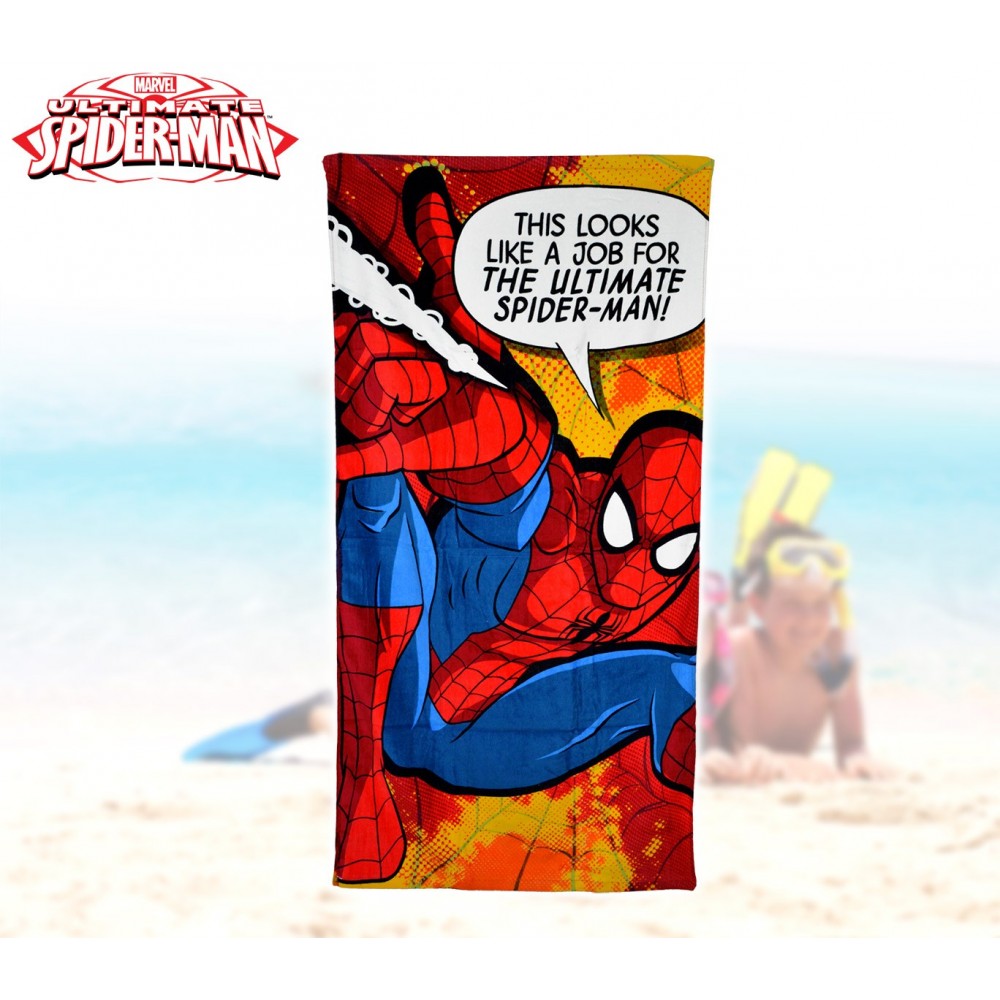 MV92259 Telo mare Spiderman 70x140 cm 100% cotone