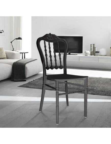 Set 6 Sedie EMILIA in Polipropilene Design Ideale per Catering ed Eventi