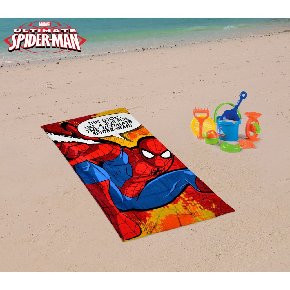 MV92259 Telo mare Spiderman 70x140 cm 100% cotone