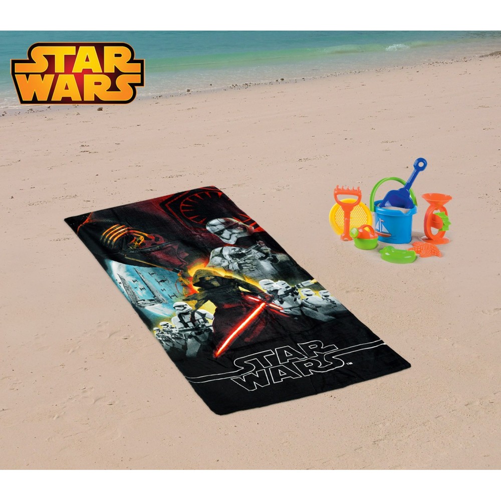 SWE7038 Telo mare Star Wars 70x140 cm 100% cotone